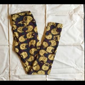 LuLaRoe OS Leggings Cat pattern.